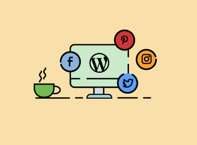 how to add social media icons on wordpress