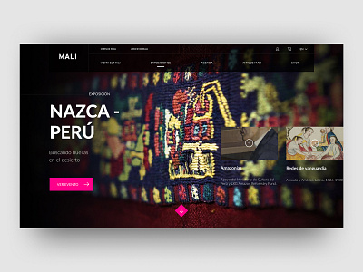 MALI - web redesign design landingpage redesign redesign concept web website