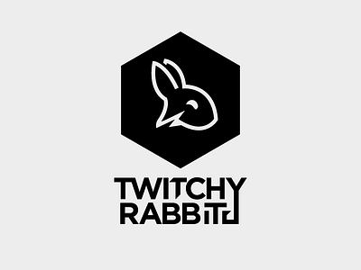 Twitchy Rabbit Logo branding flat graphic icon identity illustrator logo logo design logos rabbit thirty logos vector