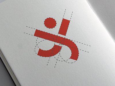Pizzeria Logo Gridding branding concept design glee graphic identity illustrator jump logo monogram simple vector