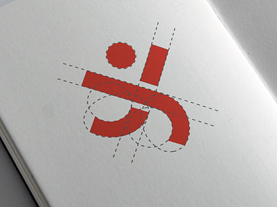 Pizzeria Logo Gridding branding concept design glee graphic identity illustrator jump logo monogram simple vector