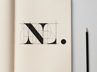 N+L Monogram Gridding branding flat graphic icon identity illustrator logo logo design logos monogram serif vector