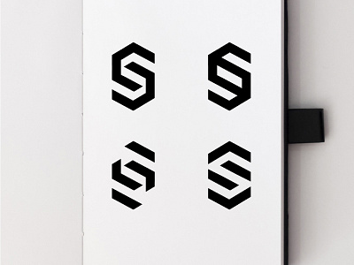 Letter S Concepts black brand concept creative design letter logo mark monogram process symbol wip