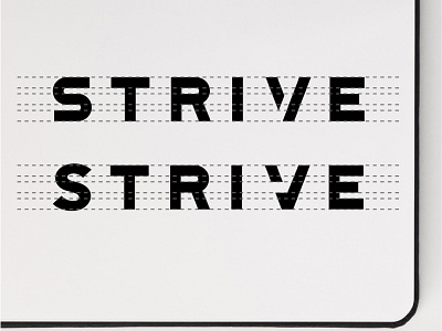 Strive Logotype bold branding grid idea identity logo logo design logos logotype type typeface typography