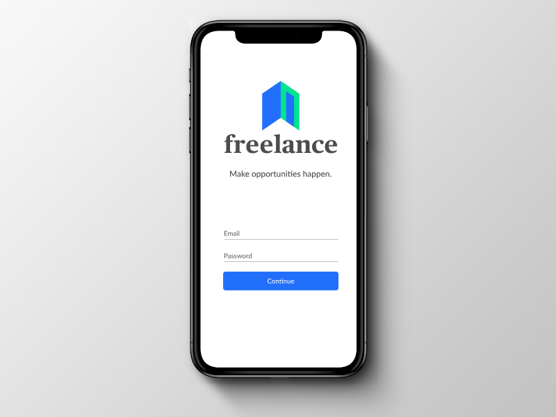 Download Freelance Productivity App Logo Mockup by Newton Llorente ...