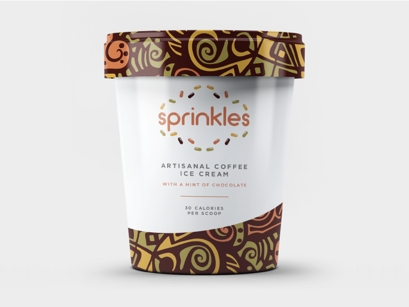 sprinkles logo in context by newton llorente dribbble
