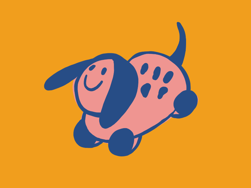 Good Dog animation app branding character design icon illustration ui web