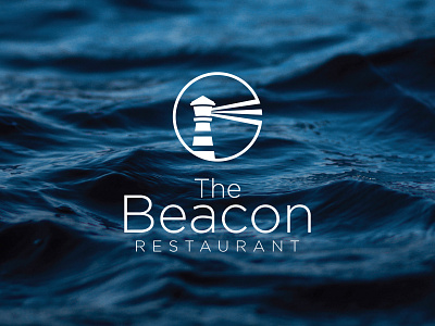 The Beacon branding design illustration logo
