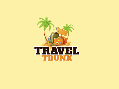 Travel Trunk abstract art direction branding concept graphic design logo logo design print design typography vector