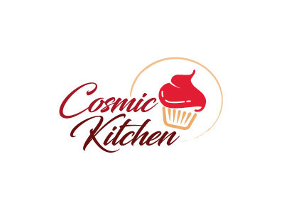 cosmic kitchen graphic design logo print design