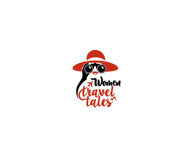 Women Travel Tales graphic design logo print design