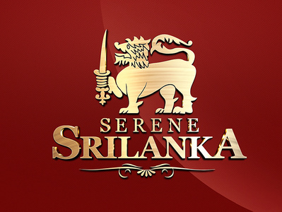 Serene Srilanka 3d logos art direction concept graphic design logo design print design
