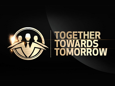 Together Towards Tomorrow graphic design logo logo design print design