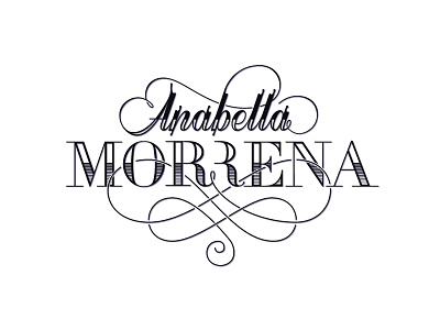 Logo for fashion designer Anabella Morrena