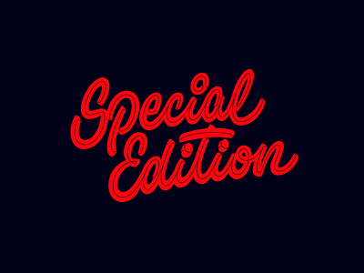 Lettering print Special Edition