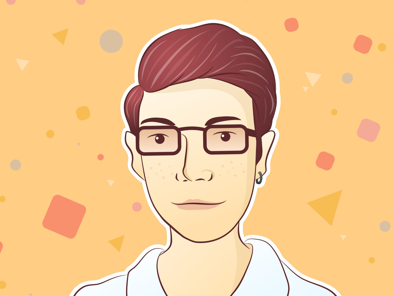 Self Portrait Illustration By Gia Tuan On Dribbble