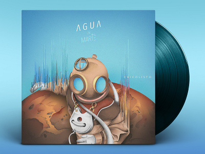 "Agua en Marte" EP Cover Artwork