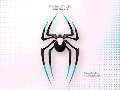 2/3 Spider Specimen: Gwen Stacey abstract logo animal animal character animal icon clean design gweno icon illustrator logo logo a day logotype marvel spider spidergwen spiderman spiderverse vector