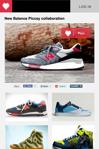 Mobile View for Piccsy 0.6 in post iphone mobile post page sneakers
