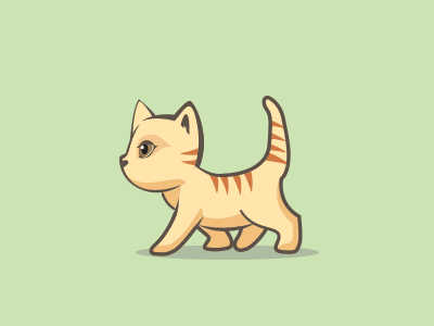 Walking Meow animation cats game design illustration kitty vector walking