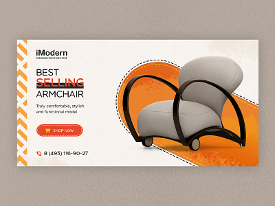 Facebook banner for the upholstered furniture sales website