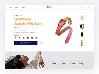 Watch Ecommerce: Product Card design ecommerce ecommerce design ecommerce shop product page site ui ux watch webdesign website