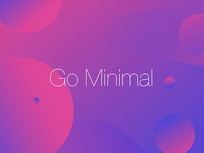 Abstract Shape and Color Exploration Part I color design gradient minimal pink purple ui