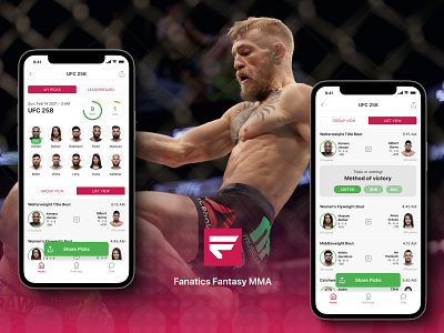 Fanatics Fantasy MMA App