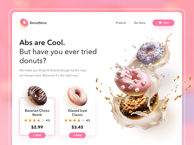 Donut Landing Page