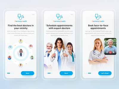 HarmonyHealth - Medical App Design