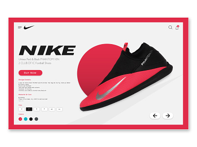 Nike Phantom Website ( Concept ) background branding color colors design illustration illustrator light multicolor nike sb photoshop pink typography uiuxdesign visualization