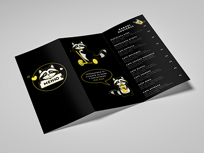 Coffeeshop brochure branding coffeeshop design graphicdesign vector