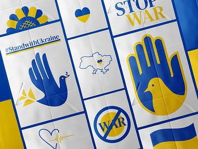 Support Ukraine bird collection country dove heart help illustration national flag peace pray for ukraine russia conflict solidarity stand with ukraine stop putin stop the war support ukraine unite vector war