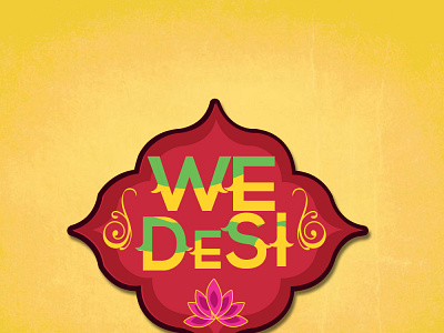 We Desi - Indian Style Logo Design