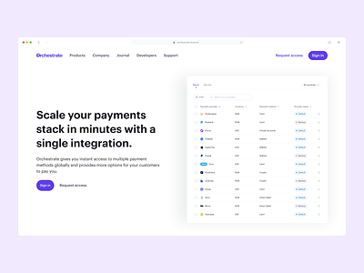 Landing Page design hero section landing page payment product design ui ux website