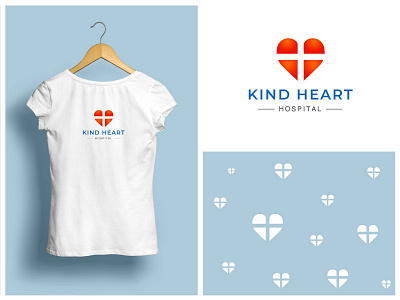 T-shirt with logo heart heart hospital illustration logo print red shirt t shirt wings