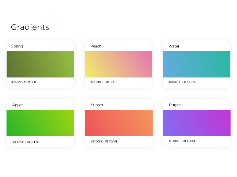 Gradients by Nastassia on Dribbble