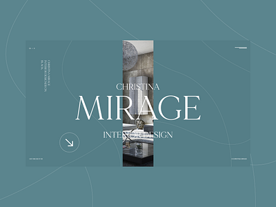 Christina Mirage adobe xd animation branding design designs minimal photoshop ui ux web