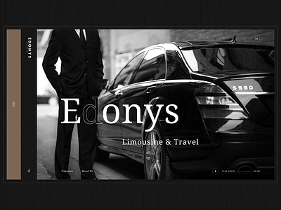 Edonys Limousine adobe xd design designs photoshop shot ui ux web website