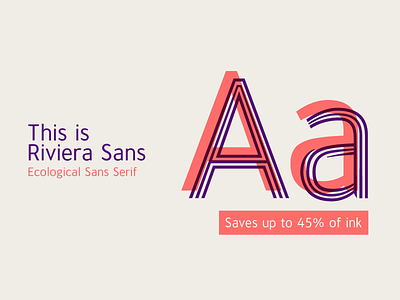 Riviera Sans ecological el salvador font font face type typeface typography