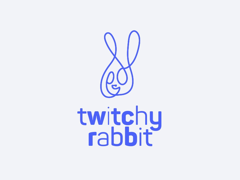 Twitchy Rabbit branding el salvador email logo thirtylogos