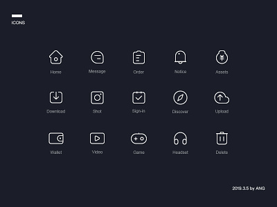 Liner icons app design icon illustration ui