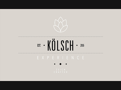 Label for our local crafted beer: KÖLSCH 2016 beer christmas cologne craft experience gift kölsch label present xmas zeich