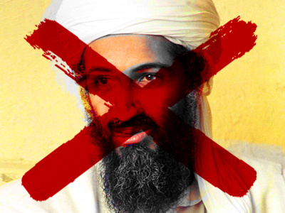 Gotcha beard paint strokes red terrorist