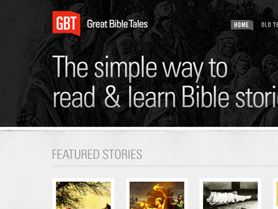 Great Bible Tales black grey red