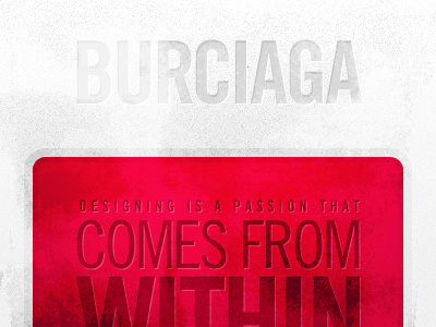 Burciaga borders grey grunge noise red round corners scratches