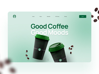 Starbucks - Landing Page Redesign Concept