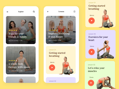 Yoga App Concept 🧘🏻‍♀️🧘🏻‍♂️ app apps breath calm clinic diet fat fitness food gym health heart hospital medication meditate relax sri lanka therapy yoga yoga app