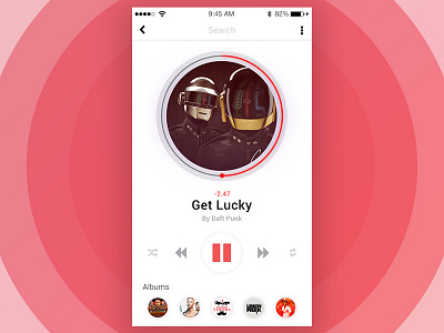 Music Player App UI app daily ui design music app ui