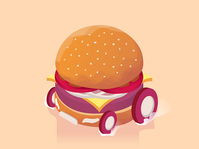 Burger Wagon illustration